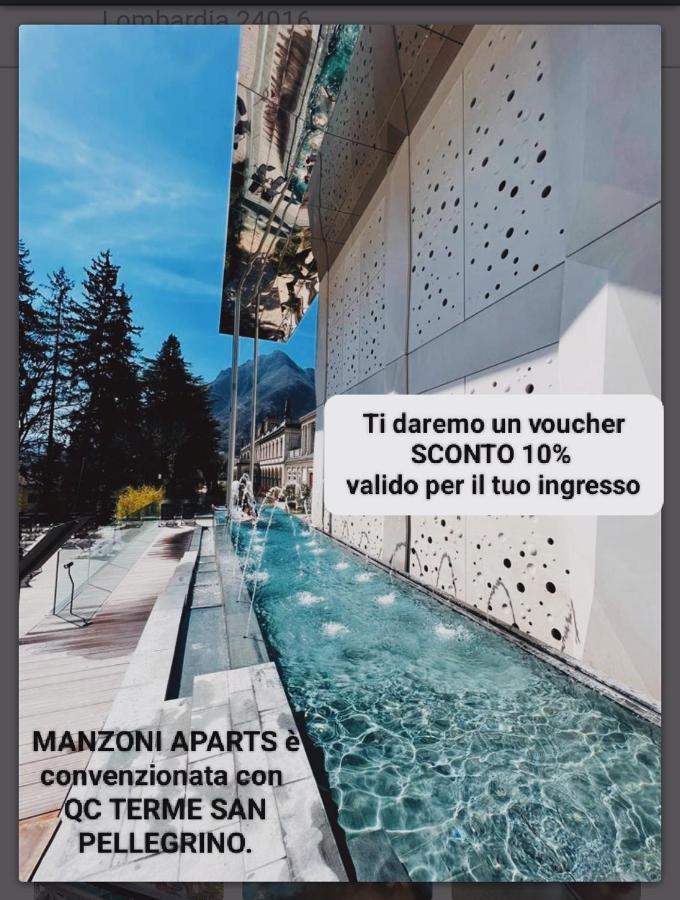 Manzoni Aparts San Pellegrino Terme Extérieur photo